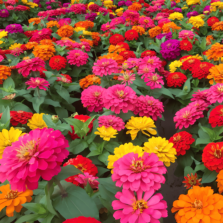 🌺Last Day clearance🌺Double Zinnia Mixed Color Seeds