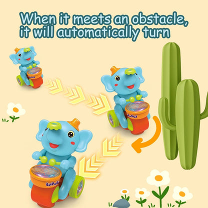 🔥LAST DAY 49% OFF🔥Elephant Musical Crawling Toy with Lights