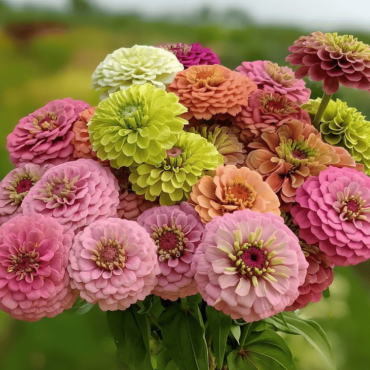 🌺Last Day clearance🌺Double Zinnia Mixed Color Seeds