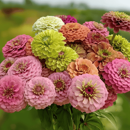 🌺Last Day clearance🌺Double Zinnia Mixed Color Seeds